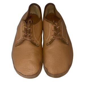 Tadeevo Barefoot Minimalist Leather Shoes Brown Lace Up Size 46 (US 12) comfort